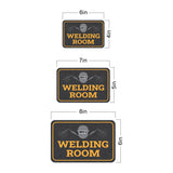Classic Framed Plus Welding Room Wall or Door Sign | Home & Office Signage