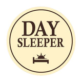 Signs ByLITA Circle Day Sleeper Wall or Door Sign