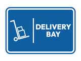 Signs ByLITA Classic Framed Delivery Bay Door or Wall Sign Easy Installation | Health And Safety | Building And Hospitality Signs