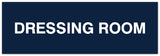 Signs ByLITA Basic Dressing Room Sign - Laser-Engraved Lettering | Durable ABS Plastic | Vibrant Colors | Powerful Foam Tape