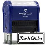 All Quality Rush Order Self-Inking Rubber Stamp | Business and Packaging Stamps