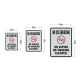Portrait Round Plus No Celebrating No Vaping Or Smoking Allowed. Wall or Door Sign | Funny Office Décor