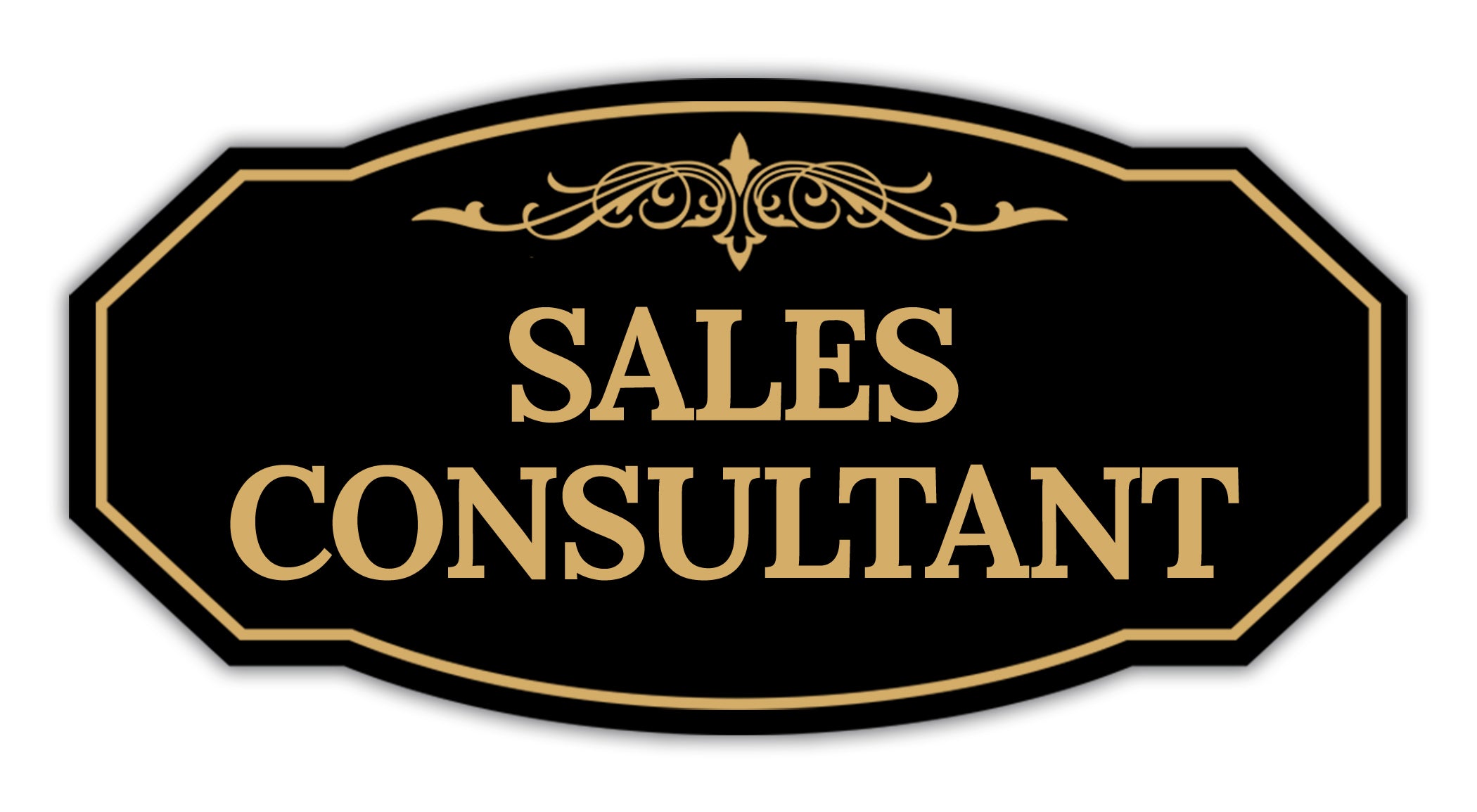 Signs ByLITA Victorian Sales Consultant Graphic Wall or Door Sign