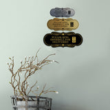 Signs ByLITA Designer Please Ring Doorbell for Deliveries Wall or Door Sign