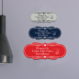 Signs ByLITA Designer Property Is Under 24hr Video Surveillance Wall or Door Sign