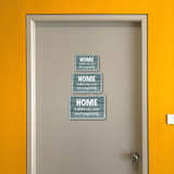 Classic Framed Plus Home Is Where You Poop Most Comfortably Door or Wall Sign | Funny Wall Decor For Bathroom
