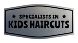 Signs ByLITA Fancy Specialists in Kids Haircuts Easy Installation | Durable Construction | Barbers | Grooming and Styling | Hair Wall or Door Sign
