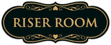 Signs ByLITA Designer Riser Room Sign - Easy Installation | Durable Wall or Door Sign