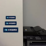 Standard Plus ID Required Door or Wall Sign | Proof of Age | Bar Restaurant and Venue