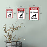 Portrait Round Plus Warning I Can Make It To The Fence In 2.8 Seconds Can You? Wall or Door Sign | Funny Workspace Office Decor