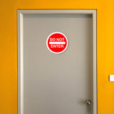 Circle Plus Do Not Enter Door or Wall Sign | Safety Signage