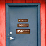 Standard Plus BNB Entrance (Right Arrow) Door or Wall Sign | BnB Hosting Signage