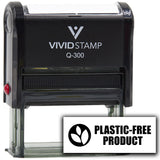 All Quality Plastic-Free Product Self-Inking Rubber Stamp