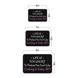 Classic Framed Plus Life Is Too Short To Pretend You Don't Like Cooking & Kinky Sh*t Wall or Door Sign | Funny Naughty Decor