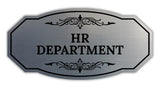 Signs ByLITA Victorian HR Department Graphic Wall or Door Sign