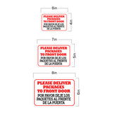 Classic Framed Plus Please Deliver Packages To Front Door/ Por favor deje los paquetes al frente de la puerta Door or Wall Sign | Business & Warehouse Signage