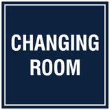 Signs ByLITA Square Changing Room Sign - Easy Installation | Durable Material