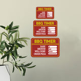 Classic Framed Plus BBQ Timer Rare 1 Beer Medium 2 Beers Well Done 3 Beers Order Pizza 6 Beers Wall or Door Sign | Funny Home Decor