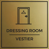 Signs ByLITA Square Dressing Room Wall or Door Sign | Spanish Bilingual Signs