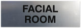 Signs ByLITA Basic Facial Room Sign | Easy Installation | Durable Wall or Door Sign