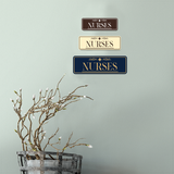 Signs ByLITA Nurses Graphic Medical Office Decor Wall or Door Sign