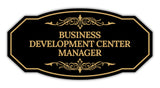 Signs ByLITA Victorian Business Development Center Manager Graphic Wall or Door Sign