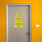 Classic Framed Plus For Safety Reasons Please Keep Children Away From The Fence Thank You For Your Compliance Wall or Door Sign | Children Safety Signs