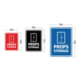 Signs ByLITA Portrait Round Props Storage Door or Wall Sign Easy Installation | Directing Artists & Co-Workers | Music | Concert | Festivals