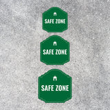 Heritage Plus Safe Zone Wall or Door Sign | Public Spaces Signage