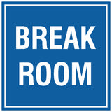 Signs ByLITA Square Break Room Sign - Easy Installation | Durable Material