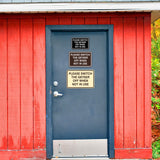 Signs ByLITA Classic Framed Please Switch The Geyser Off When Not In Use Door or Wall Sign | Eco-Friendly Home Signs