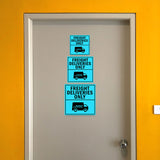 Square Plus Freight Deliveries Only Wall or Door Sign | Health & Safety Warehouse Business Signage