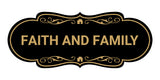 Designer Faith and Family Wall or Door Sign