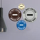 Signs ByLITA Circle Do Not Enter, Wrong Way Wall or Door Sign