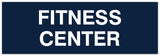 Signs ByLITA Basic Fitness Center Sign - Laser-Engraved Lettering | Durable ABS Plastic | Vibrant Colors | Powerful Foam Tape
