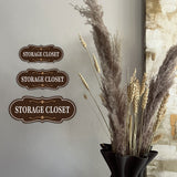 Designer Plus Storage Closet Wall or Door Sign | Business and Workplace Signage