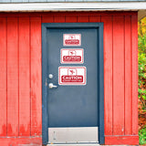 Classic Framed Plus Caution Slippery When Wet Door or Wall Sign | Workplace Health and Safety Warning Signage