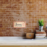 Jesus Is Lord 5x10 Hanging Plus Wall or Door Sign | Religious Home Decor