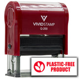 All Quality Plastic-Free Product Self-Inking Rubber Stamp