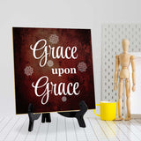 Religious Home Decor 5"x 5" Square Table Sign With Acrylic Easel