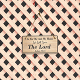 As For Me And My House, We Will Serve The Lord. Joshua 24:1 5x10 Hanging Plus Wall or Door Sign | Religious Home Decor