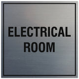Signs ByLITA Square Electrical Room Sign - Easy Installation | Durable Material