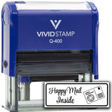 All Quality Happy Mail Inside Self-Inking Rubber Stamp | Business and Packaging Stamps
