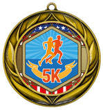 All Quality Wreath Design 5k Medal - 1st, 2nd, 3rd Place