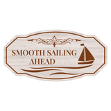 Victorian Plus Smooth Sailing Ahead Wall or Door Sign | Boat Sailing Decoration