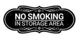 Signs ByLITA Designer No Smoking in Storage Area Wall or Door Sign