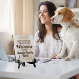 Religious Church & Home Decoration Table Sign with Acrylic Stand (6 x 8“) | Religious Church & Home Decor
