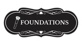 Signs ByLITA Designer Foundations Makeup Area Wall or Door Sign