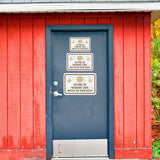 Classic Framed Plus Home is Where The Boat is Docked Wall or Door Sign | Boat Decoration Signage