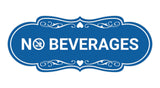 Signs ByLITA Designer No Beverages Wall or Door Sign | Office & General Public Signage